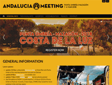 Tablet Screenshot of andaluciaomeeting.com